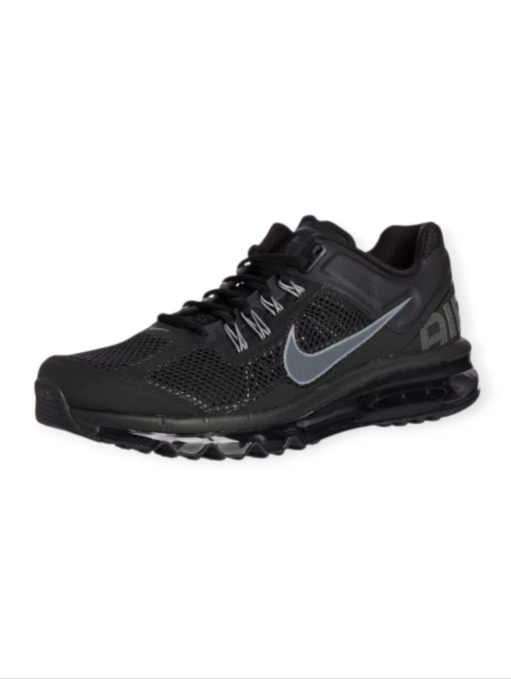 Nike Air Max 2013 Black Gray Running Sneakers Men's 10